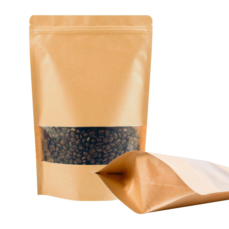 Kraft stand-up pouch with window
